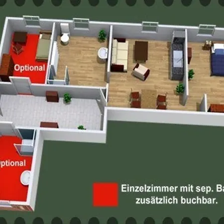 Apartment Grosse In Mit Terrasse Und Garten Nesse